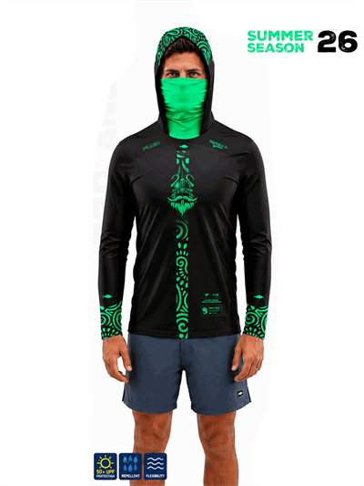 Fujin Valhalla Algea S26 Black Green