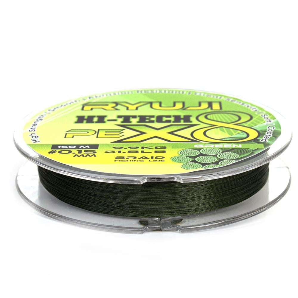 Ryuji Hi-Tech X8 150m 0.08mm Green İp Misina