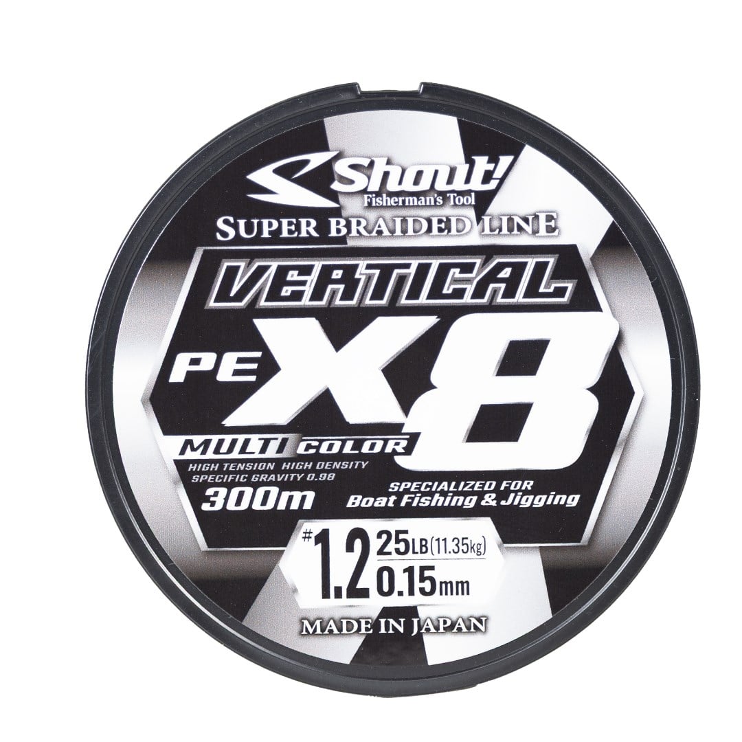 SHOUT VERTICAL X8 300M, MULTI COLOR İP MİSİNA