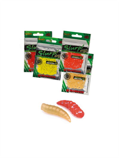 Trabucco Slurp Bait Maggot XL Natural White