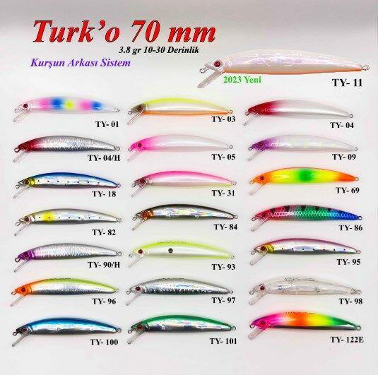 Turko 70 Kurşun Arkası & LRF 70mm 3.8gr