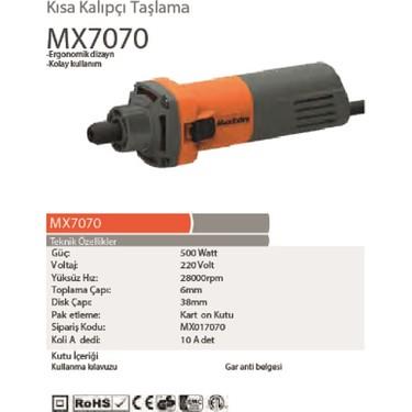 MAX-EXTRAMax Extra MX7070 Kısa Kalıpçı TaşlamaMax Extra MX7070 Kısa Kalıpçı TaşlamaMax Extra MX7070 Kısa Kalıpçı Taşlama