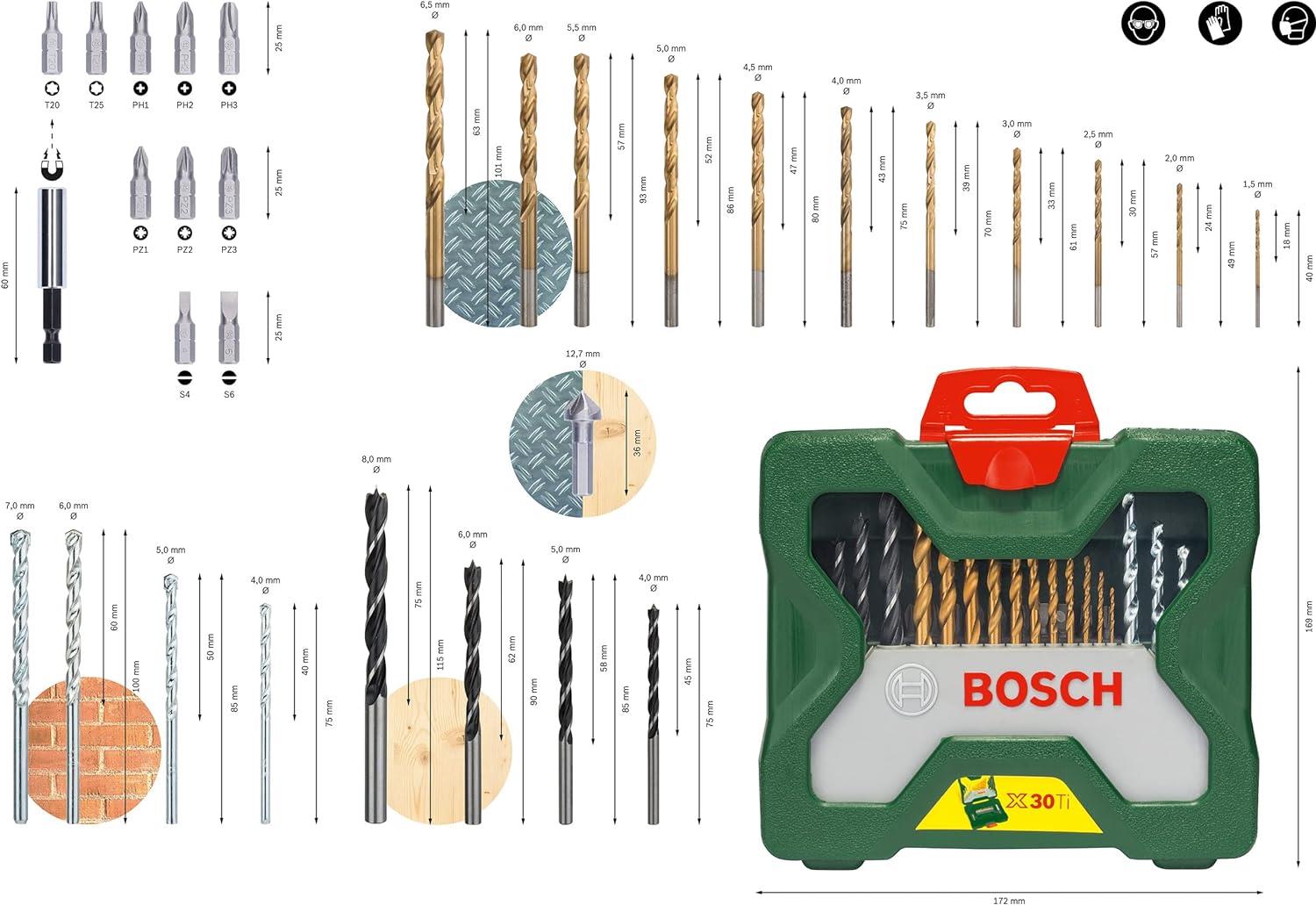 BOSCHBosch X-Line 30 ParçaVidalama&Matkap UcuSetiBosch X-Line 30 ParçaVidalama&Matkap UcuSetiBosch X-Line 30 ParçaVidalama&Matkap UcuSeti