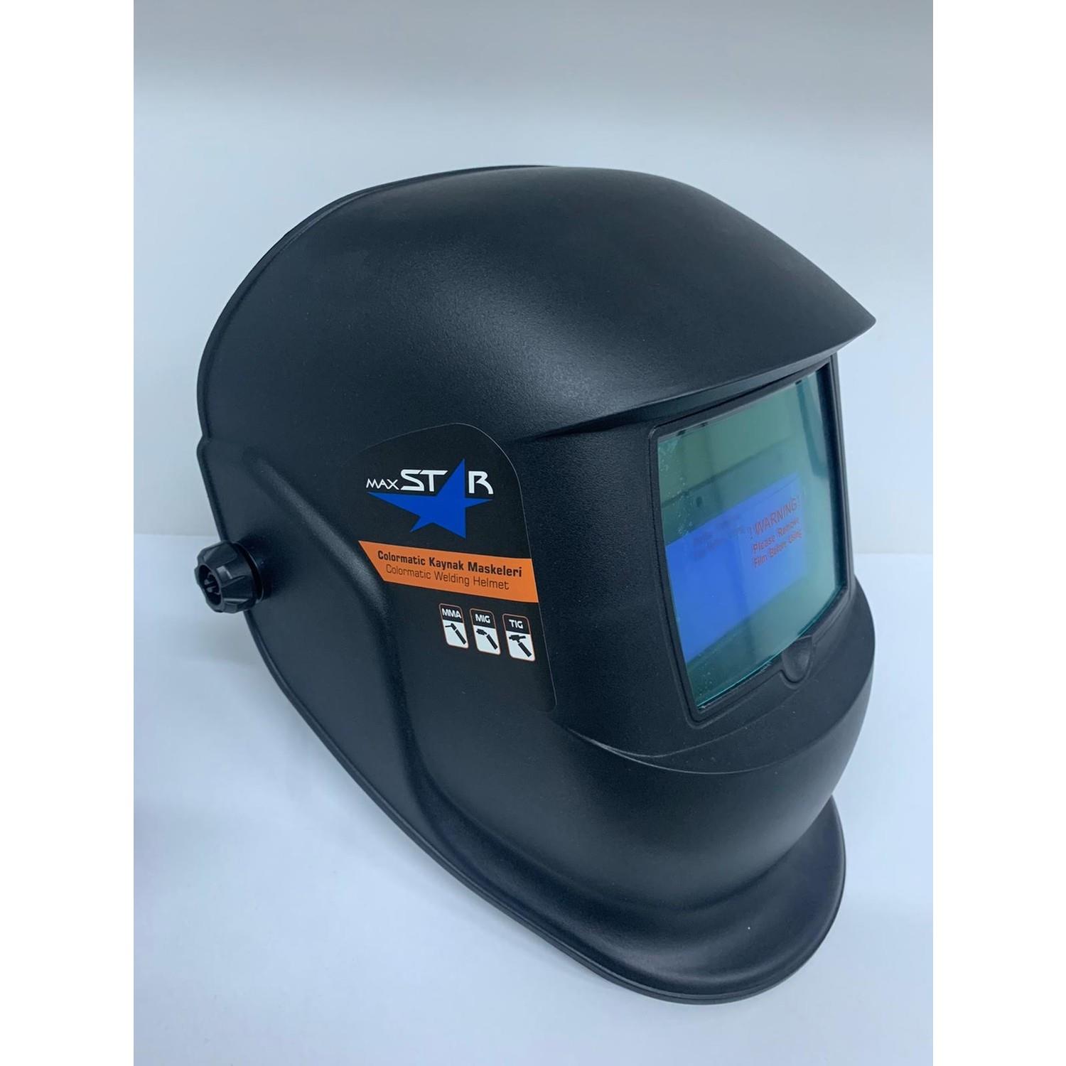 MAXSTARMaxstarAyarlanabilir Düğmeli Colormatik Kaynak MaskesiMaxstarAyarlanabilir Düğmeli Colormatik Kaynak MaskesiMaxstarAyarlanabilir Düğmeli Colormatik Kaynak Maskesi