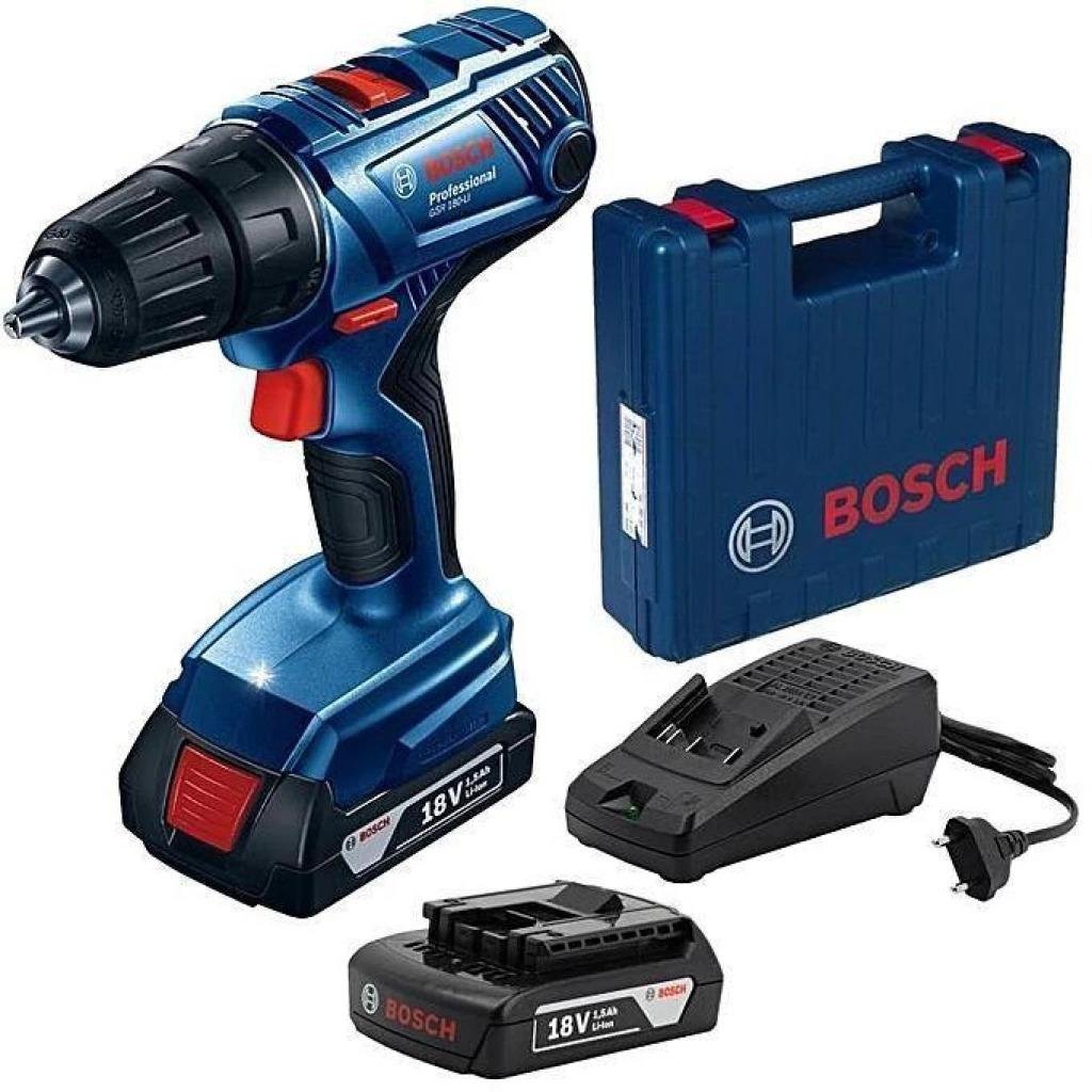Bosch Professional GSR 180-LI 18 Volt 2.0 Ah Çift Akülü Darbesiz Delme/Vidalama