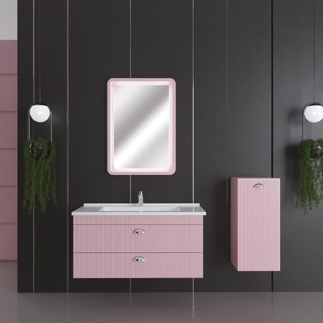 ROSA BANYO DOLABI 85