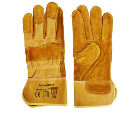 SARI DERİ MONTAJ ELDİVENİ