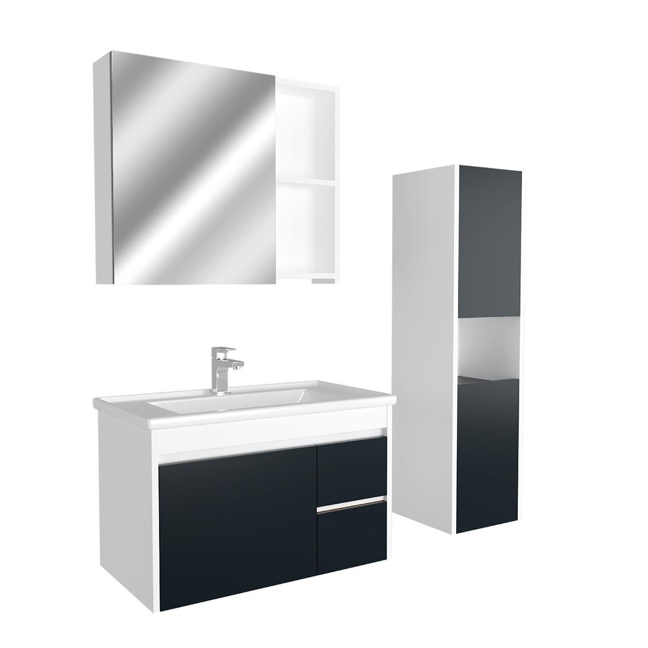 SİLVER BANYO DOLABI 80