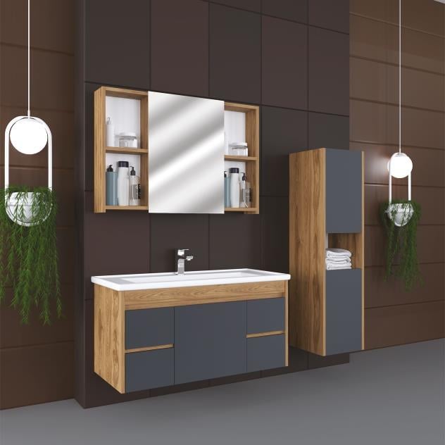 SİLVER BANYO DOLABI 80