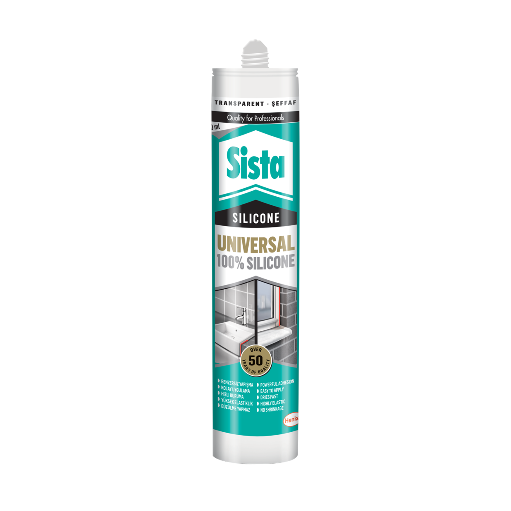 Sista Universal 280 ml Şeffaf Silikon