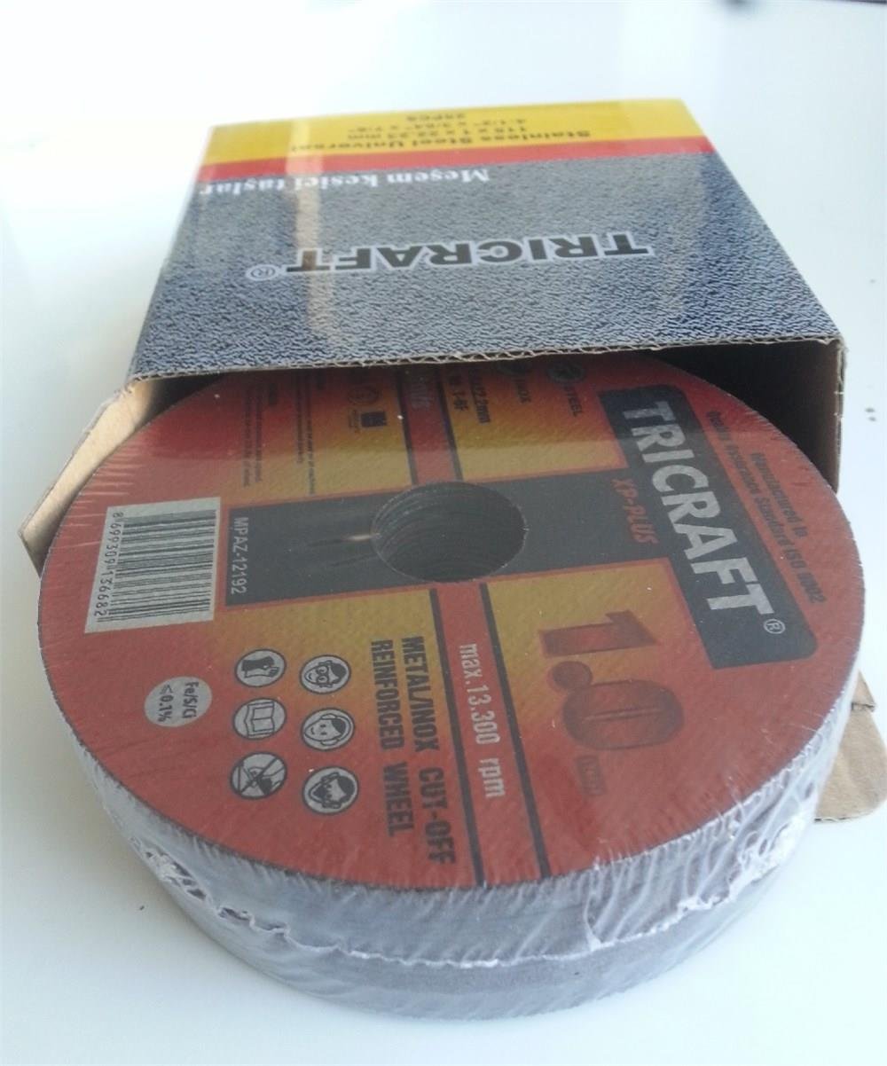 TRİCRAFT 115X1.0X22.2 MM İNOX KESME TAŞI 25'Lİ PAKET
