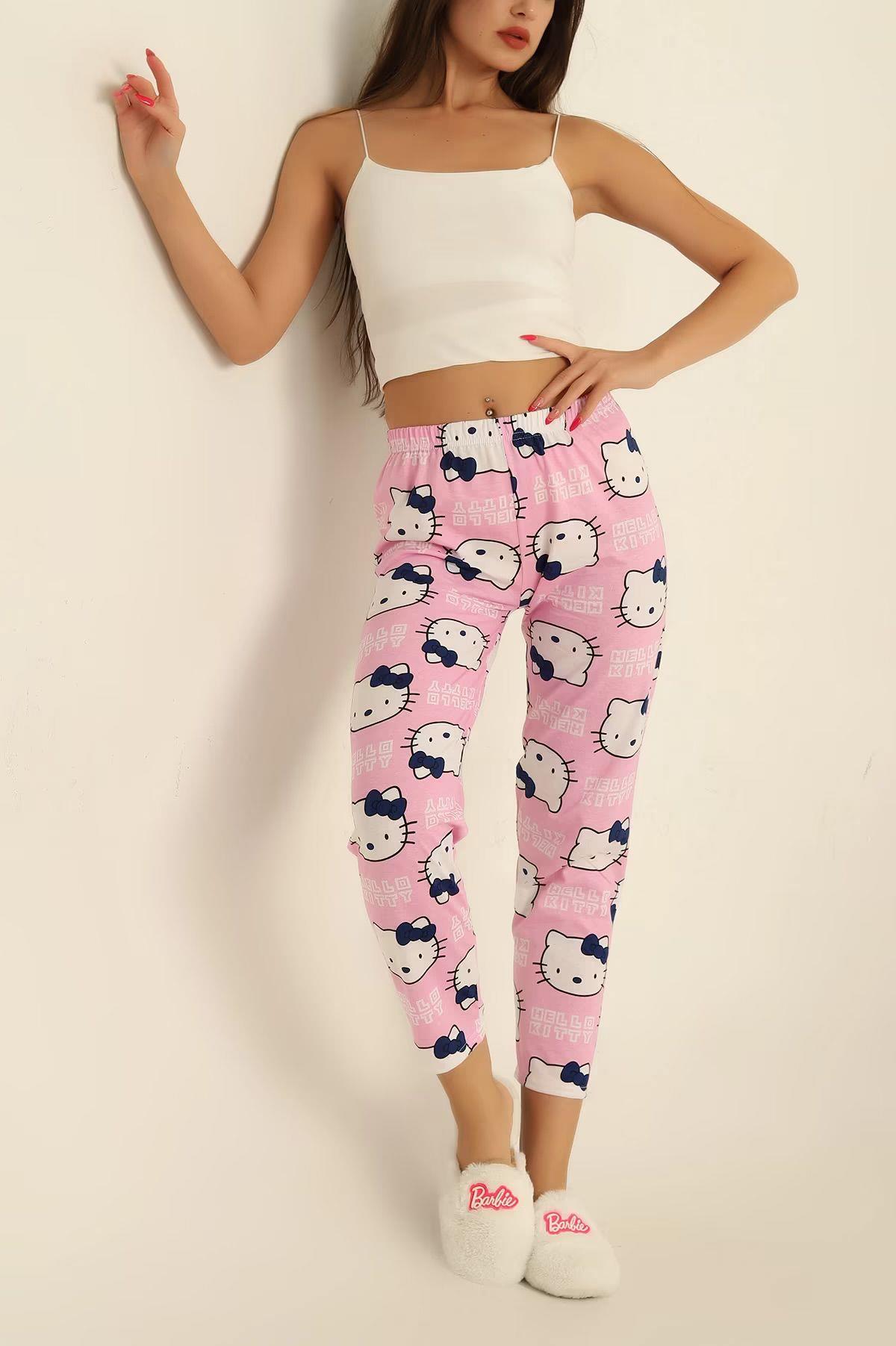 Hello Kİtty Baskılı Pijama Pembe