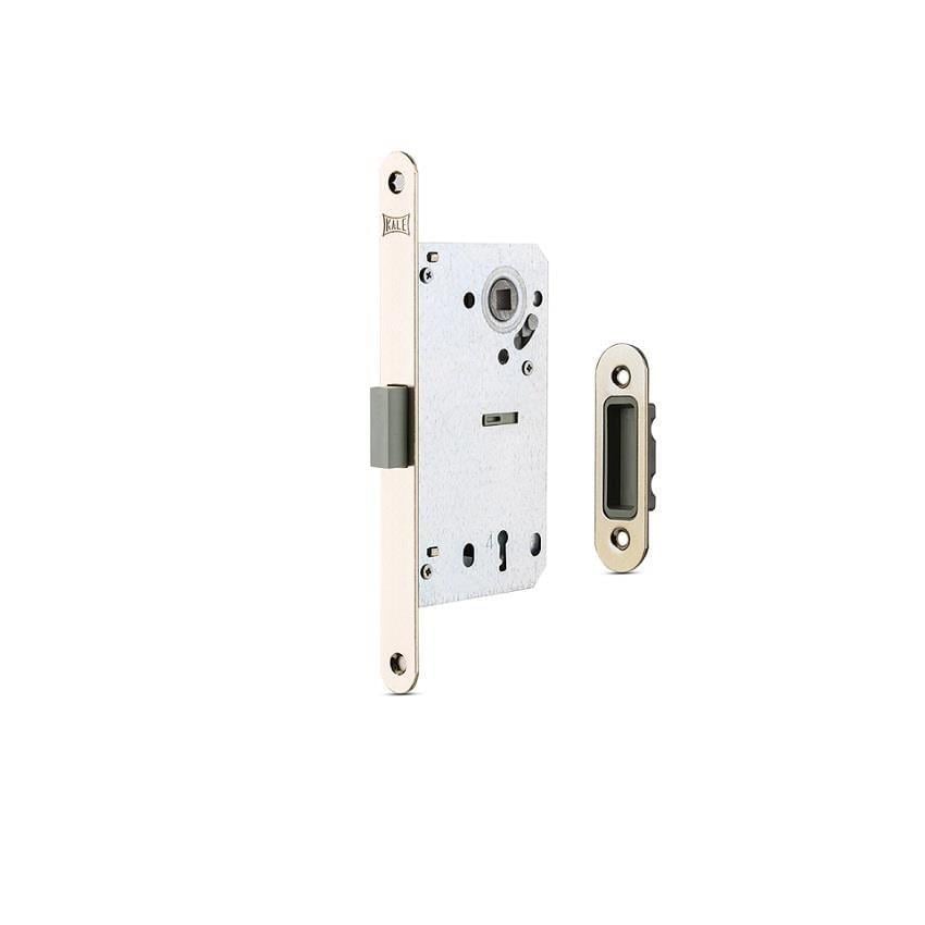 Kale 231 NN Gömme Kapı Kilidi (Neodyum+Neodyum Mıknatıslı) NİKEL (196mm AYNA)