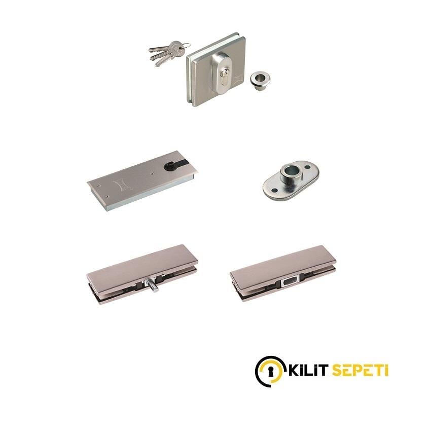 Kale Cam Kapı Aksesuar Seti Kolsuz Standart KD070/12-500