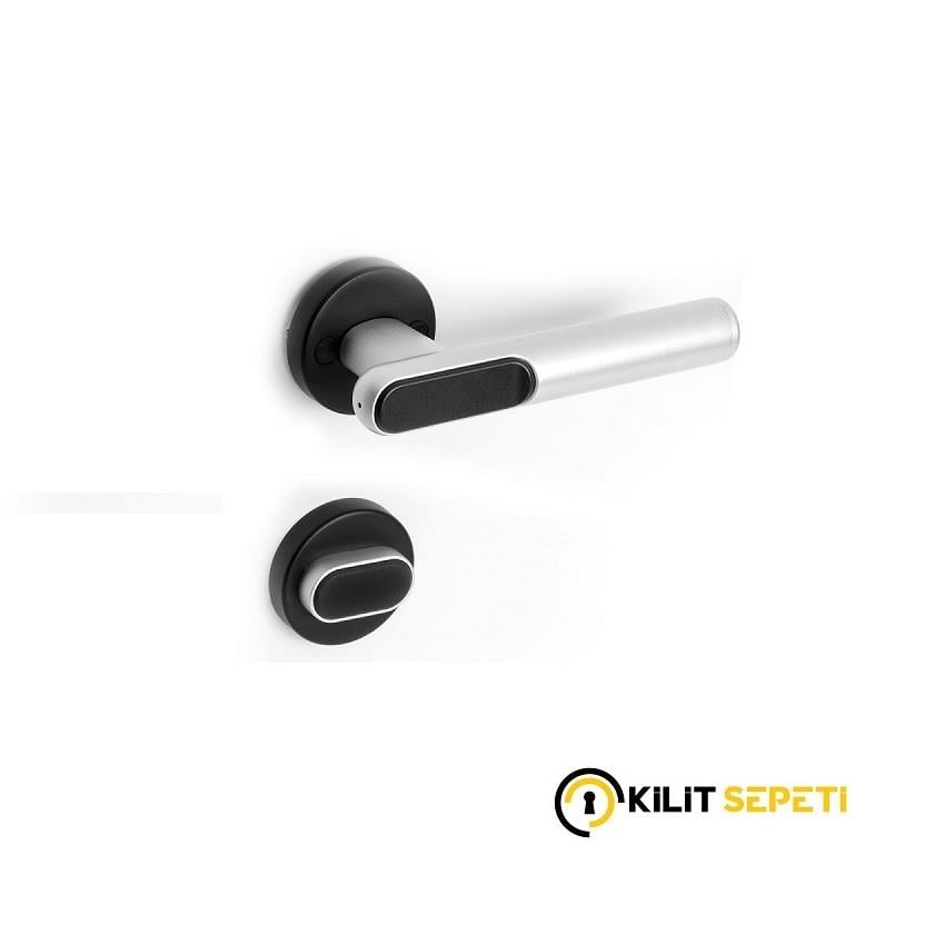 Kale Parmak İzli Kapı Kolu Mat Gri KD050/50-110