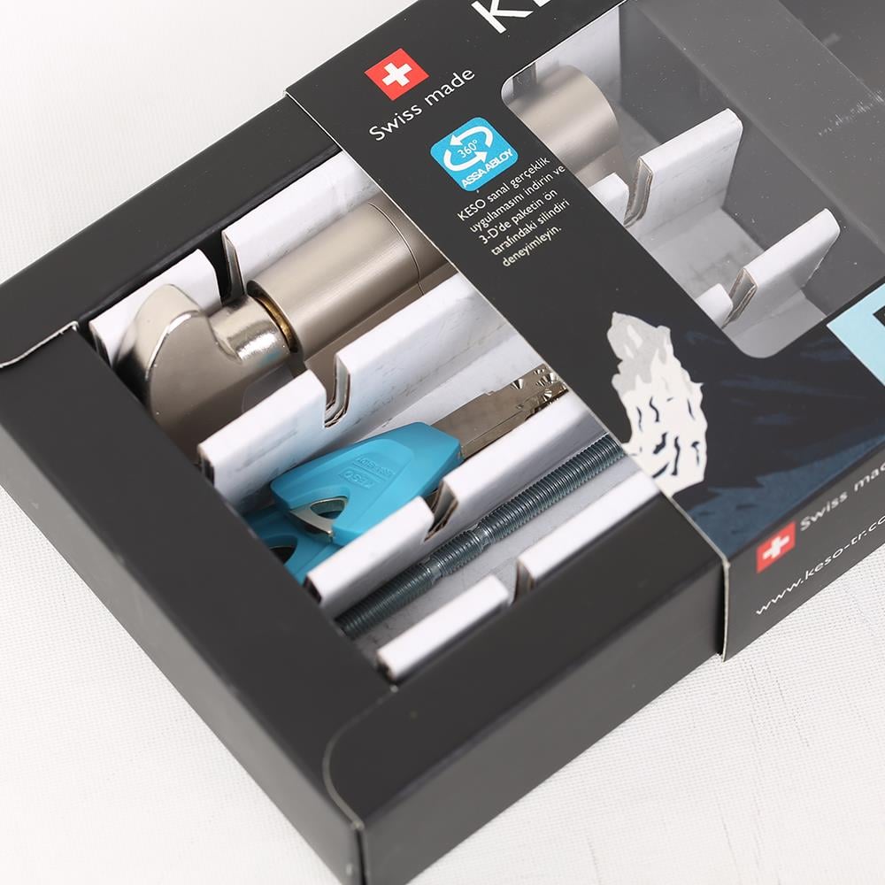 Keso 8000 Basic Plus Çelik Takviyeli Kapı Bareli Birbirini Açar 2 Li Set 70 mm