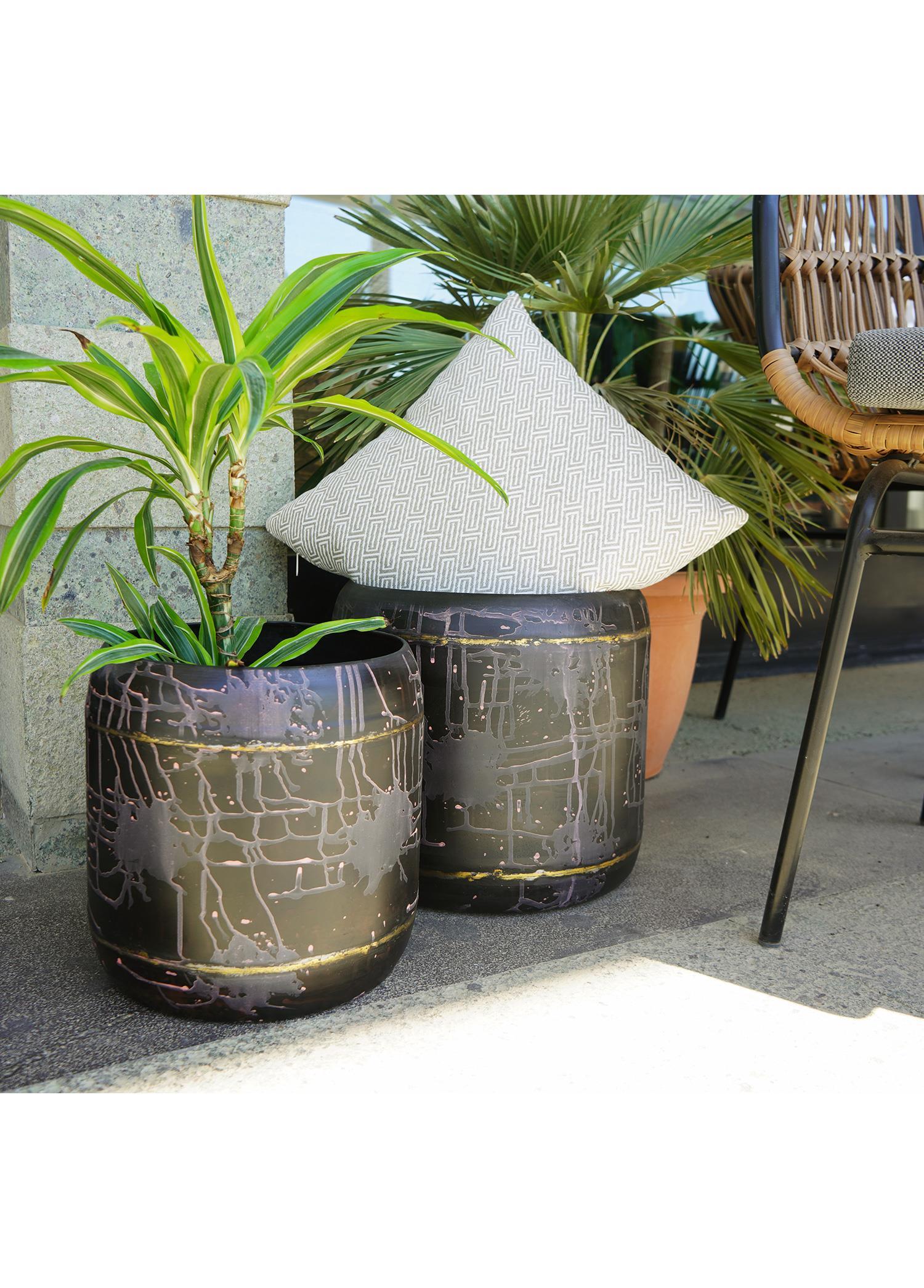 Arwin Metal Saksı 39x35 cm