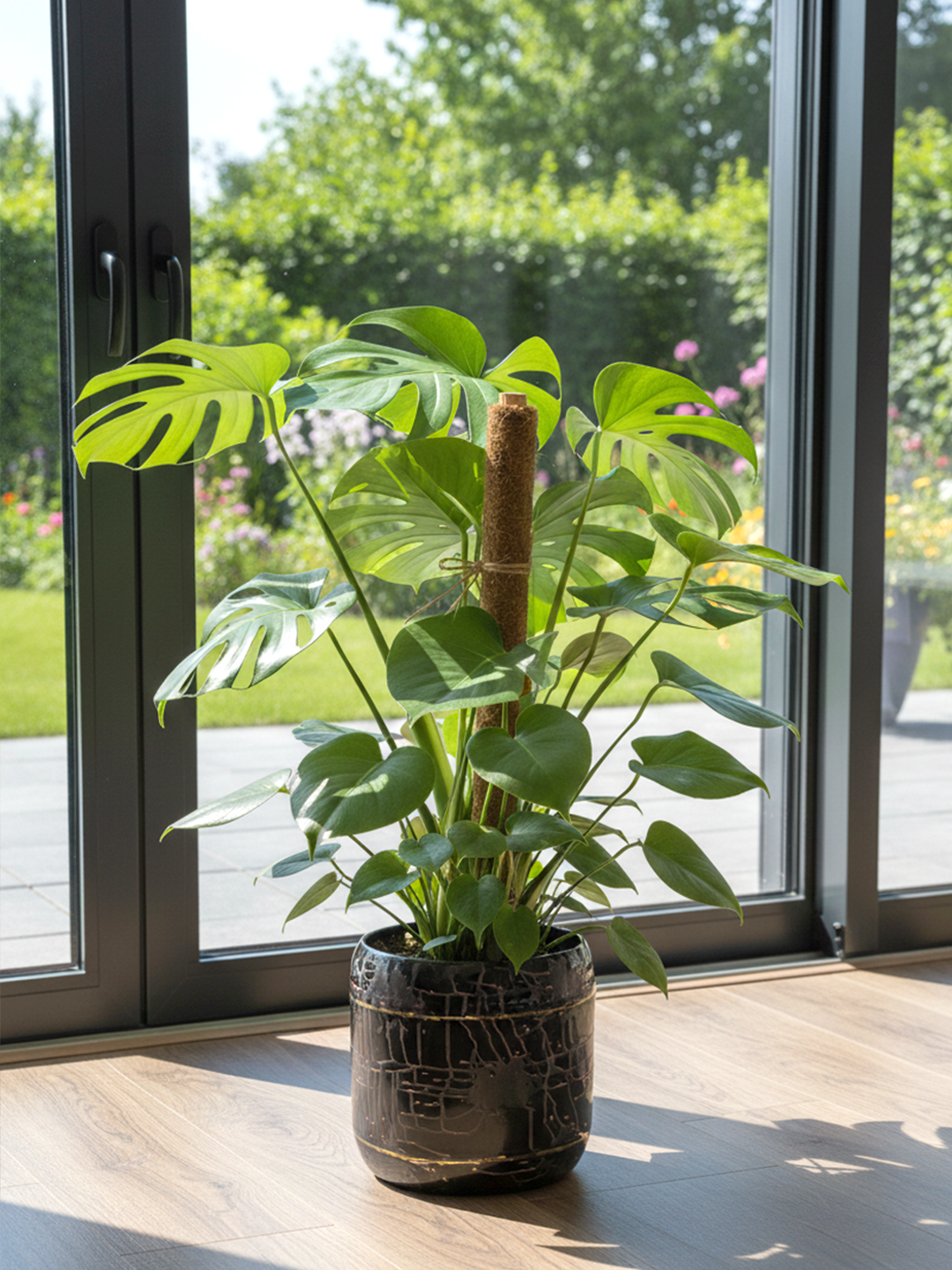 Arwin Metal Saksı Siyah S