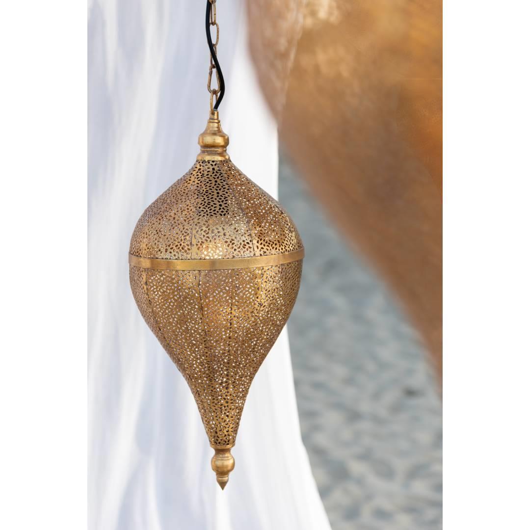 Gold Drop Metal Avize S