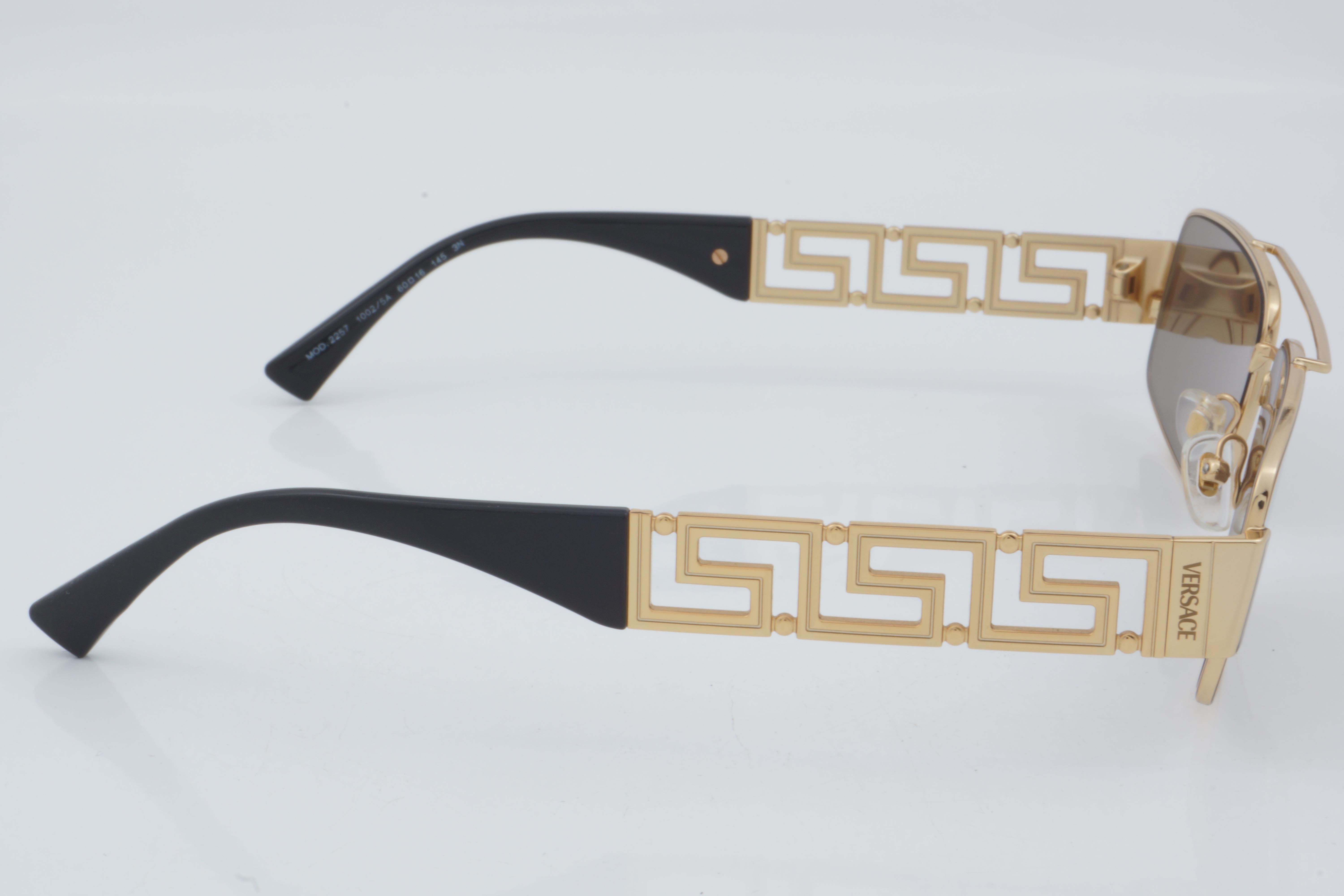 Versace VE 2257 1002/5A 60 - 01 Güneş Gözlüğü