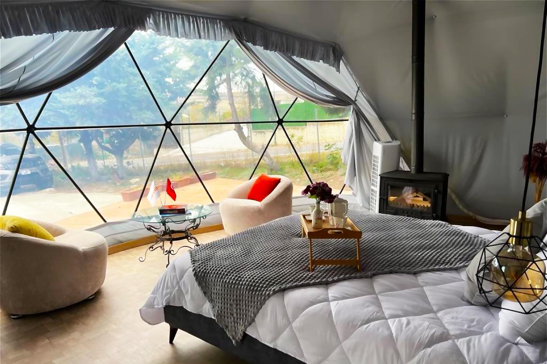 Noniva 7m. Glamping Çelik Dome