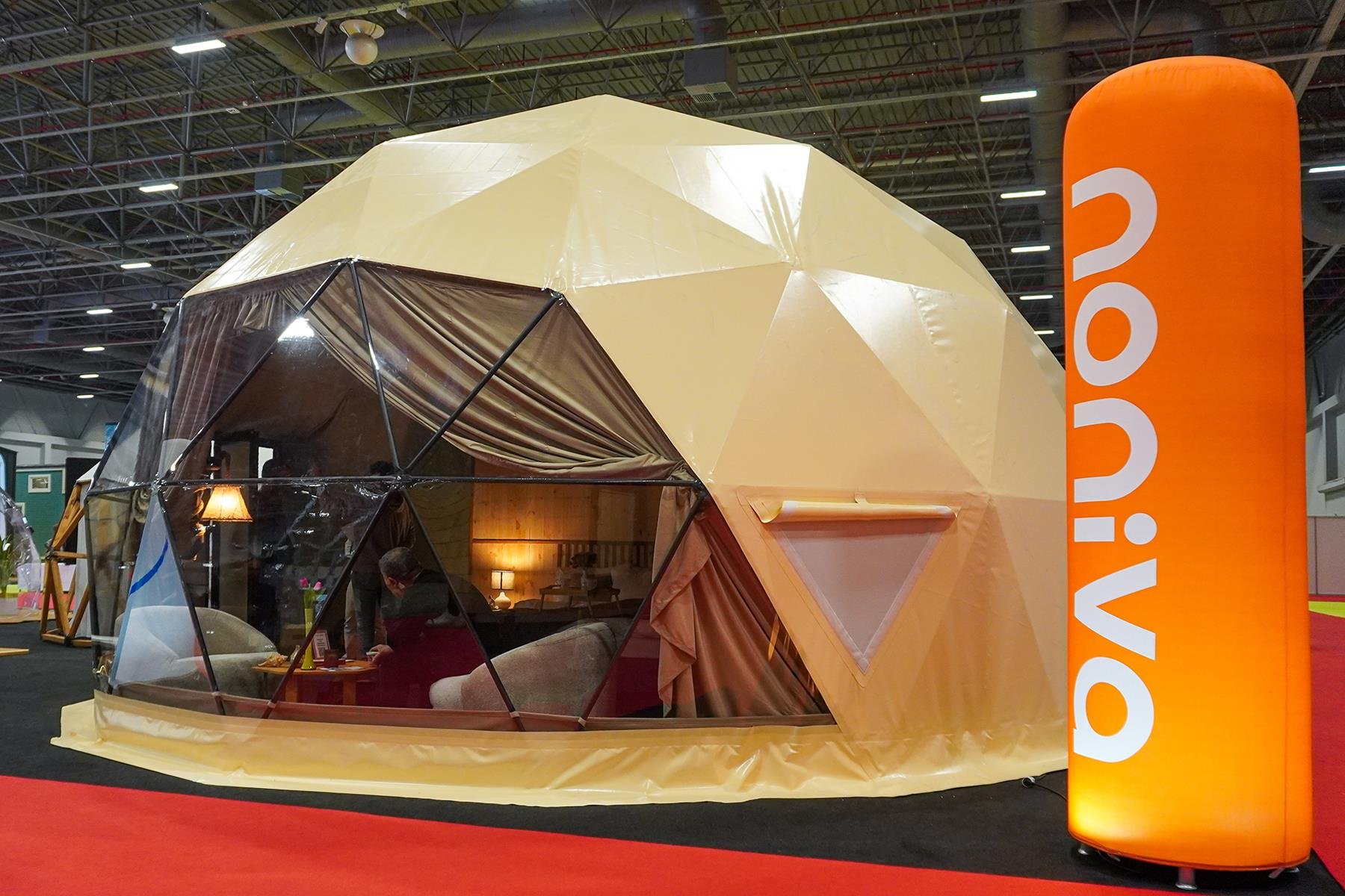 Noniva 7m. Glamping Çelik Dome