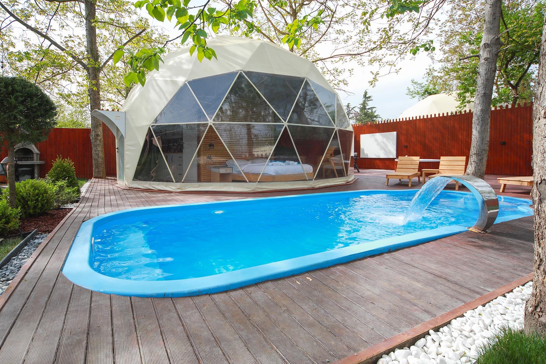 Noniva 8m. Glamping Çelik Dome