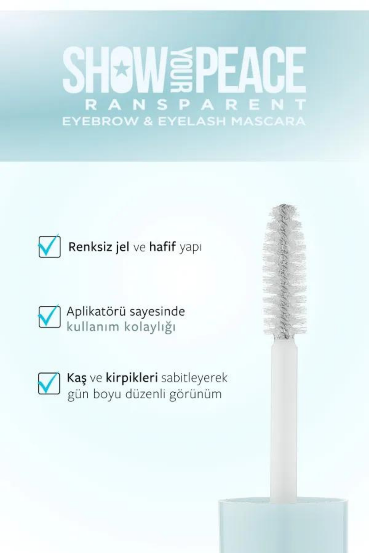  Show Your Transparan Kaş Ve Kirpik Maskarası