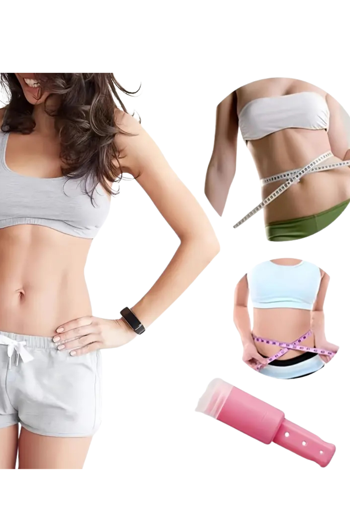 1 adet-Goglobal Manuel Karın Nefes Eğitmeni – Duruş Düzeltici, Zayıflama ve Çekirdek Güç İçin Yoga & Fitness Yardımcısı, Pil Gerektirmez, Pembe/Mavi Renk Seçenekli