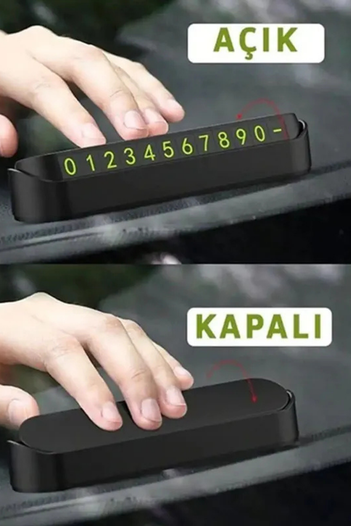 Araç Fosforlu Numaratör Aç-Kapa