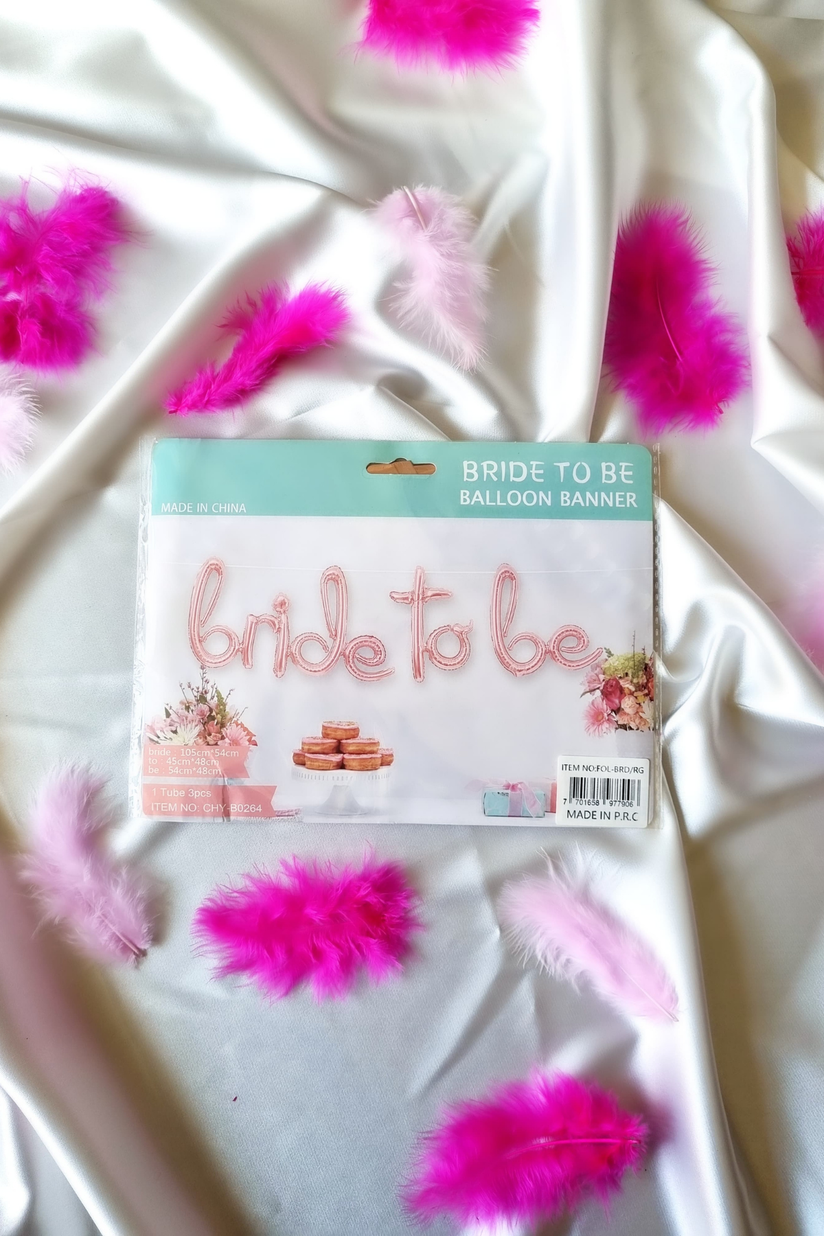 Bride To Be Yazılı El Yazısı Folyo Rose Gold Renkli Balon Bekarlığa Veda Partisi Büyük Balon Seti
