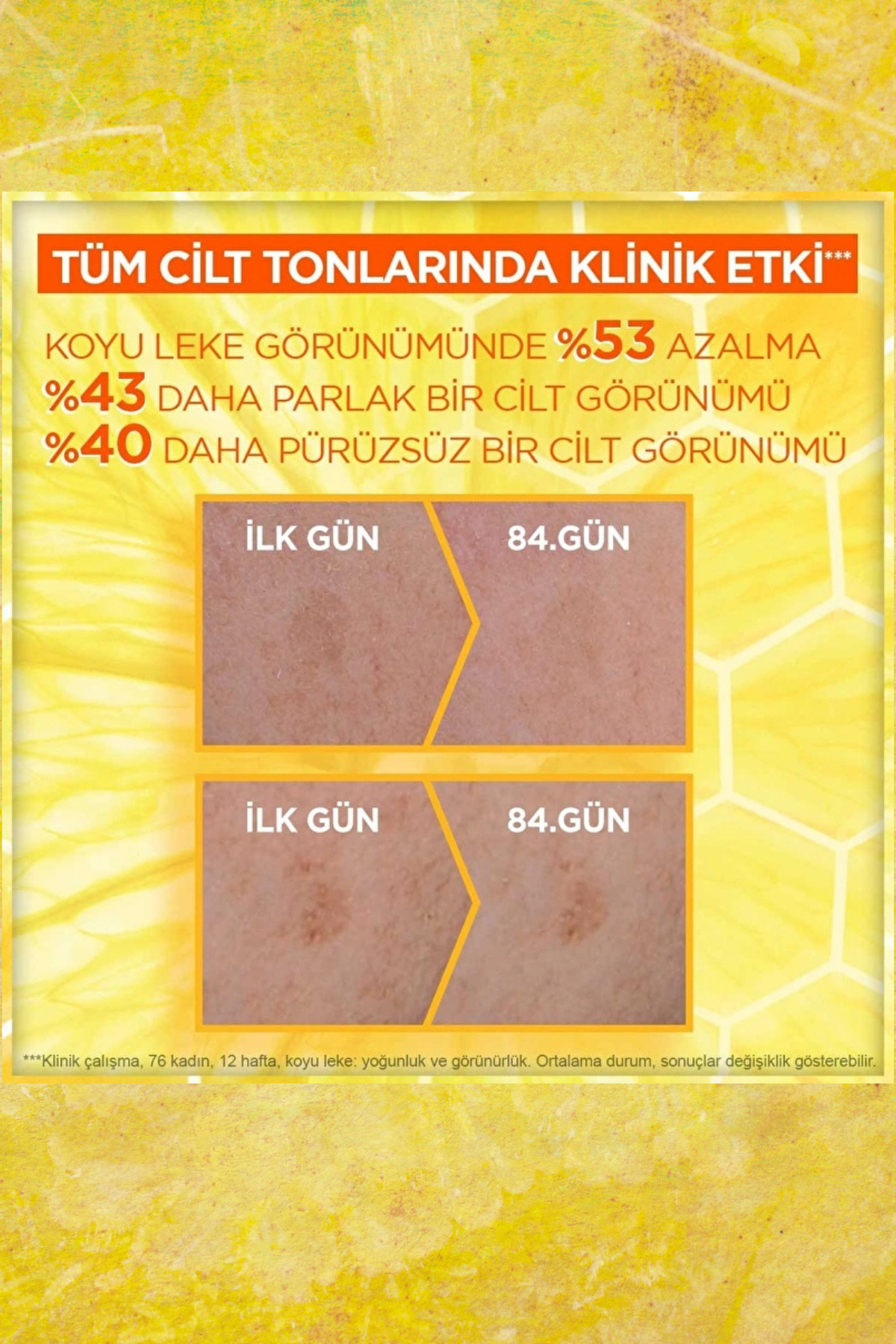 Garnier C Vitamini Parlak Günlük Güneş Koruyucu Yüz Kremi – Işıltılı Dokulu, SPF 50+ Fluid, 40 ml