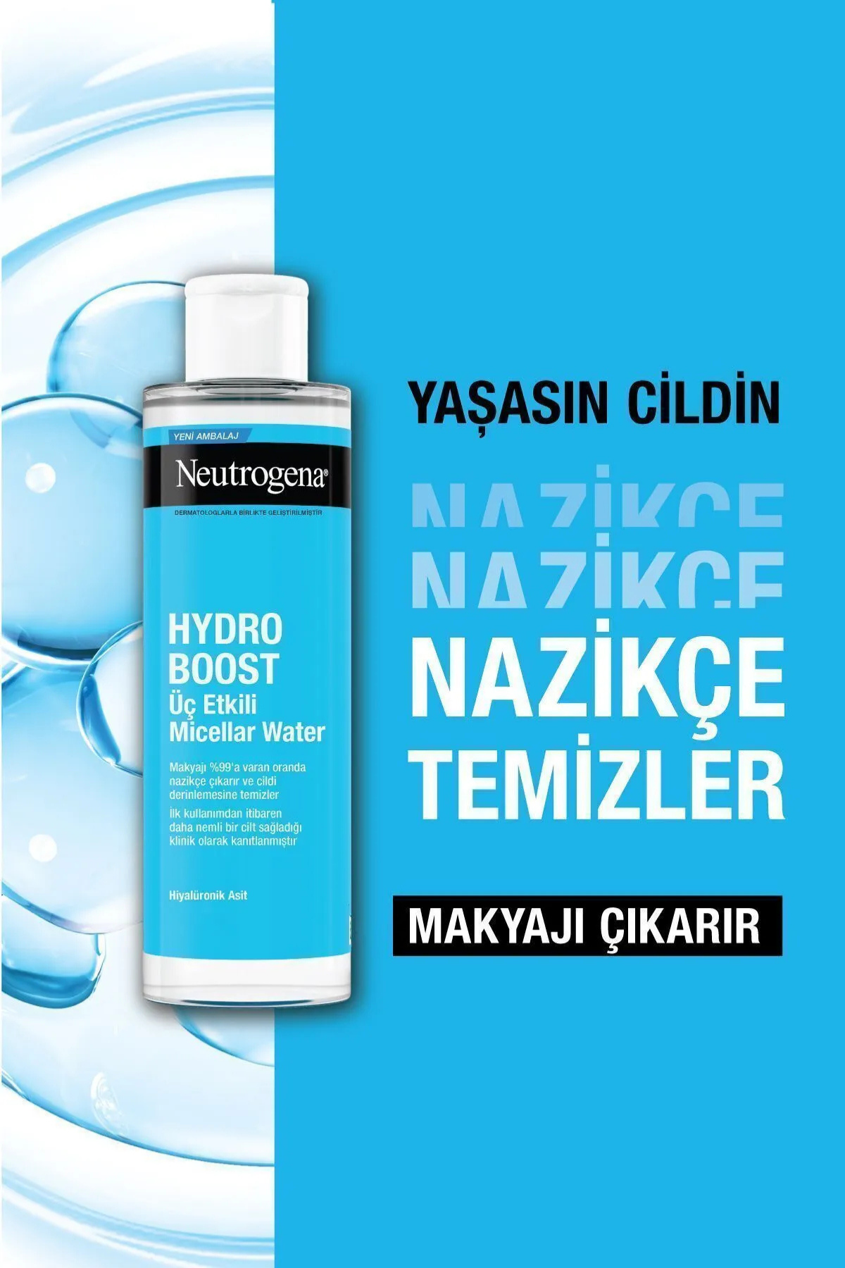 Neutrogena Hydro Boost 3 Etkili Micellar Water 400 ml