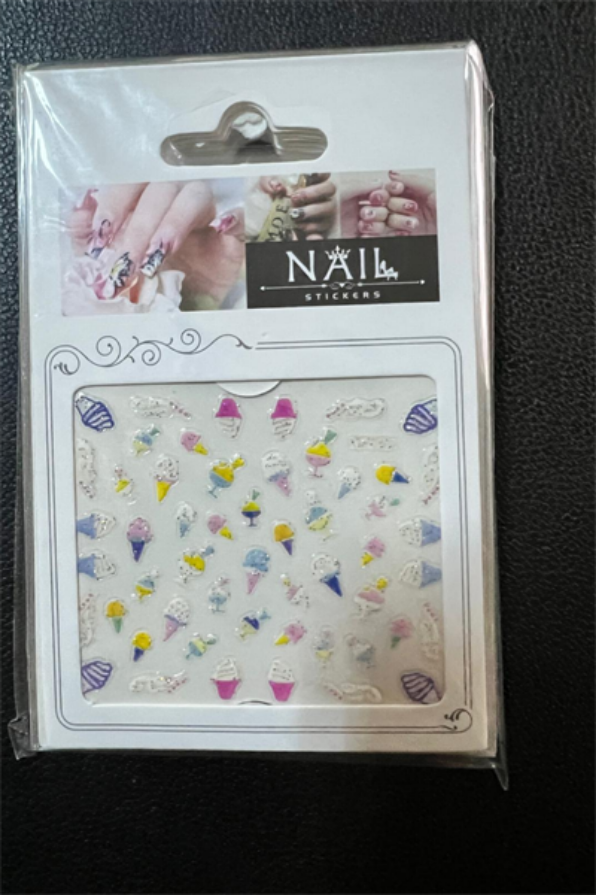 Ocean Nail Art Love Box Sevgililer Günü Tırnak Tasarım Seti – Takma Tırnak, Nail Art & Yapıştırıcı (5'li Set)