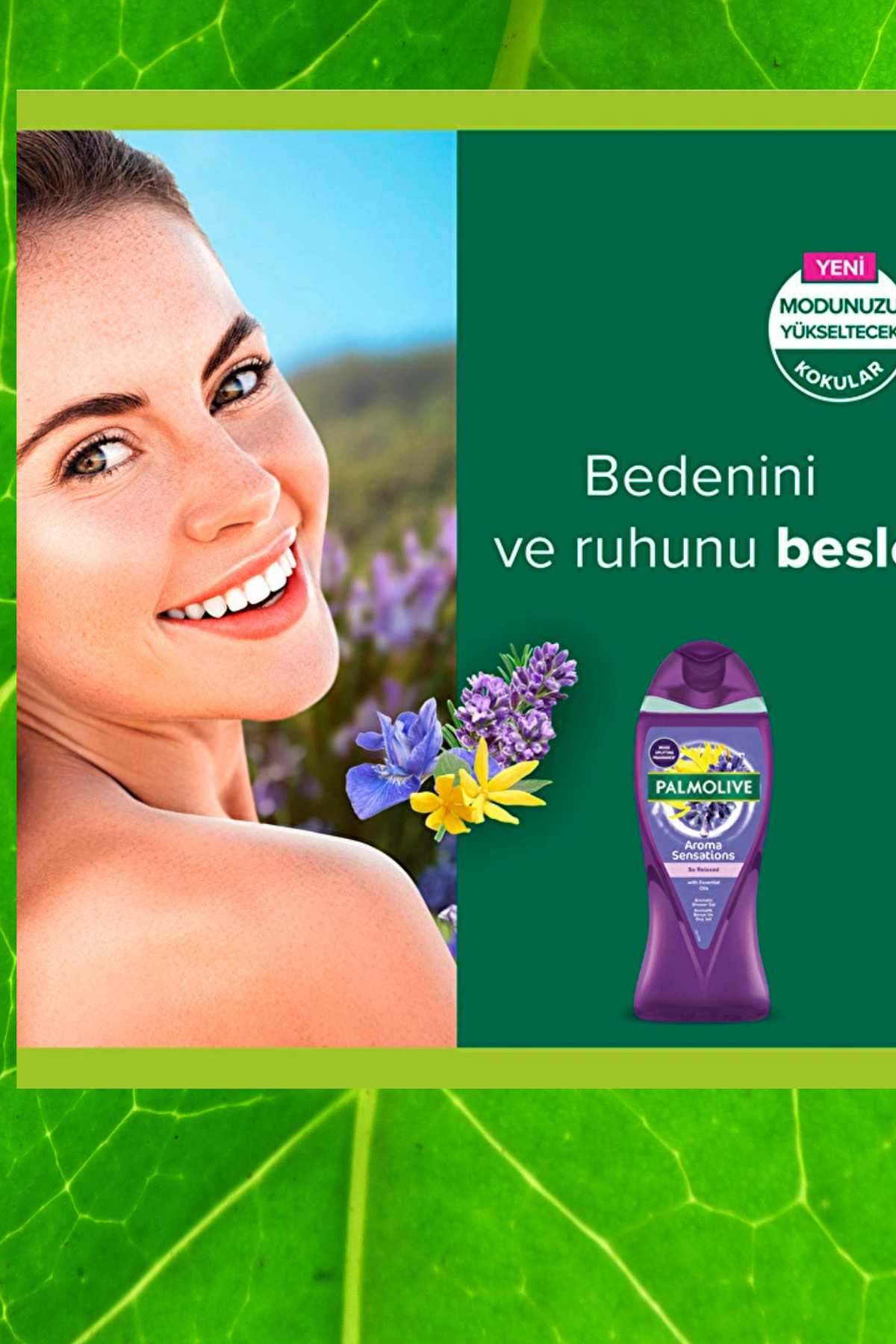 Palmolive Aroma Sensations So Relaxed Duş ve Banyo Jeli – Lavanta, Ylang Ylang & Kakule Özlü, 750 ml