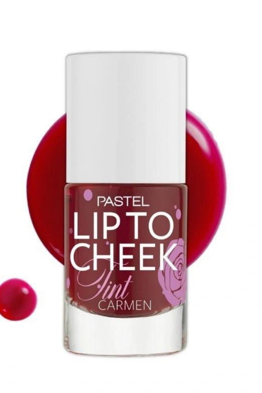Pastel Lip To Cheek Tint Carmen Ruj,Allık ve Sunlight Highlighter - Aydınlatıcı 101