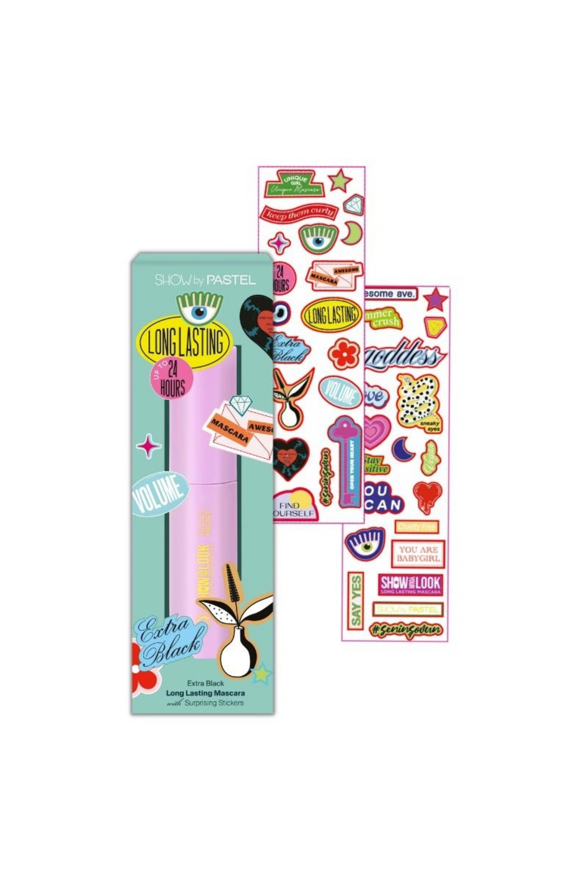 Pastel Show Your Suya Dayanıklı Look 24H Volume Maskara