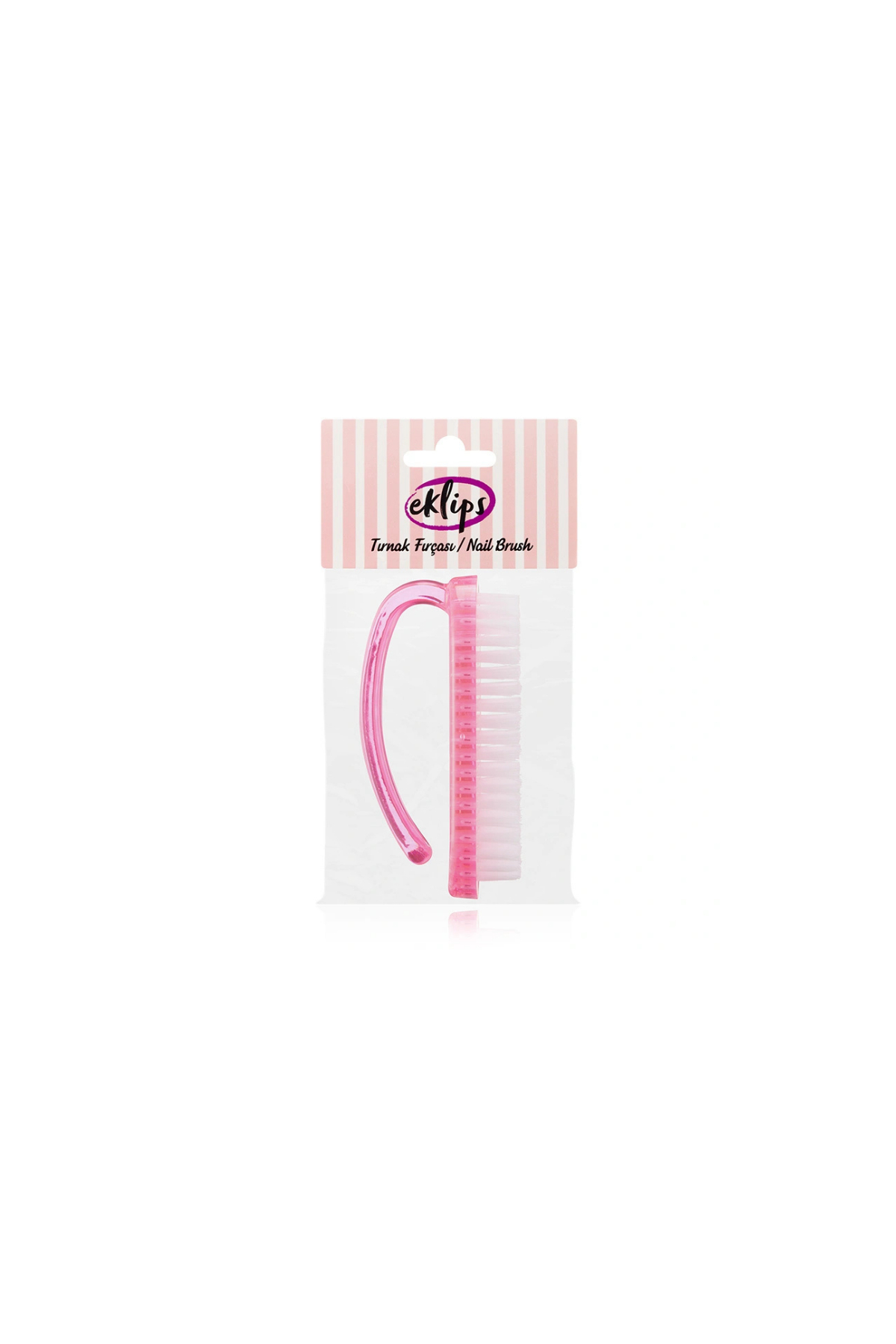 Pembe Tırnak Fırçası Manikür Toz Fırçası