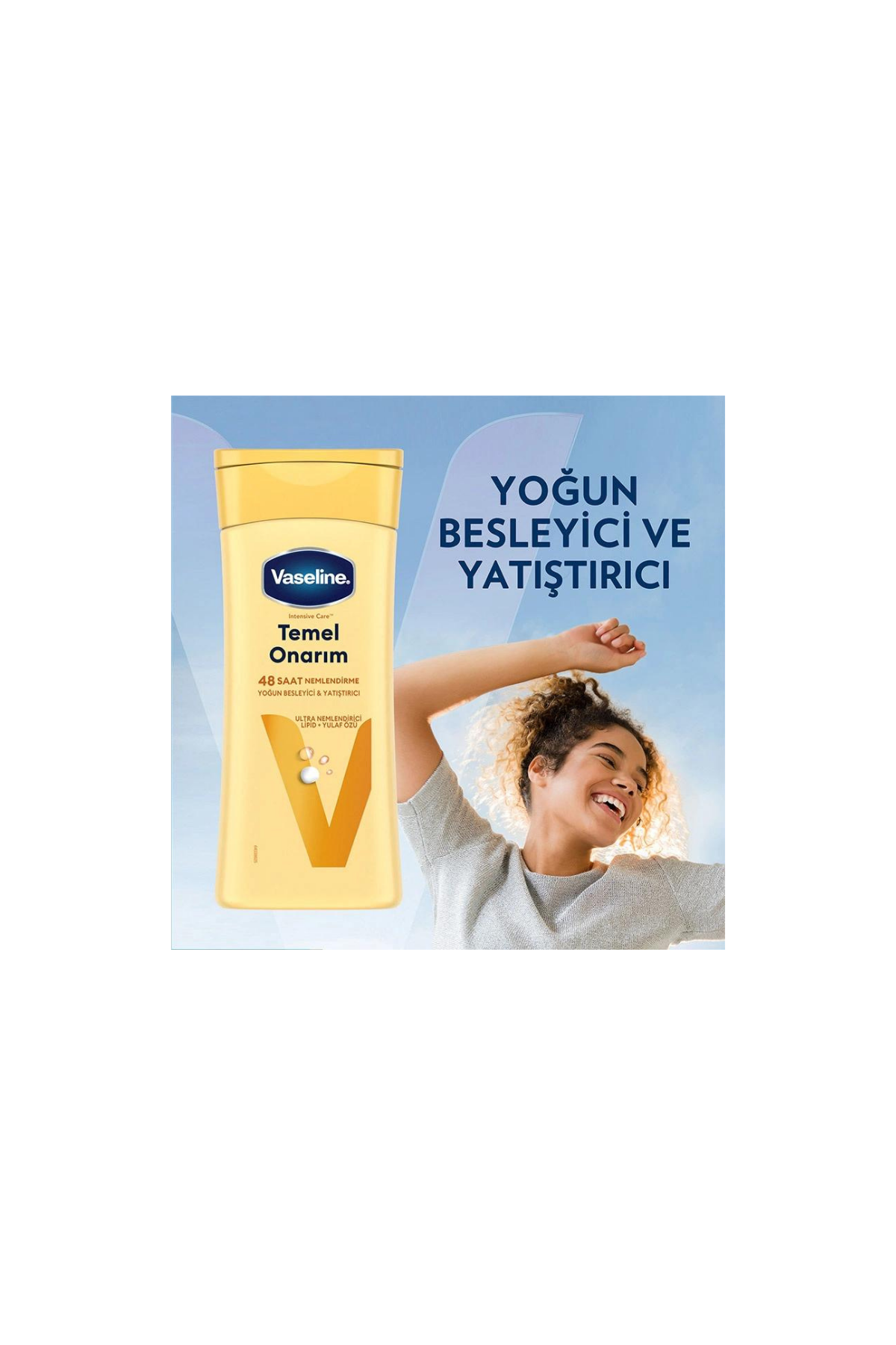 Vaseline Vücut Losyonu Temel Onarım Kuru Ciltler İçin 200 ml ve Hassas Bakım Kuru Çok Kuru ve Hassas Ciltler İçin 200 ml