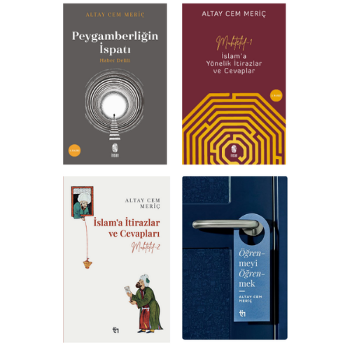 Altay Cem Meriç Kitapları / Peygamberliğin İspatı / Muhtelif 1 ve 2 / Öğrenmeyi Öğrenmek