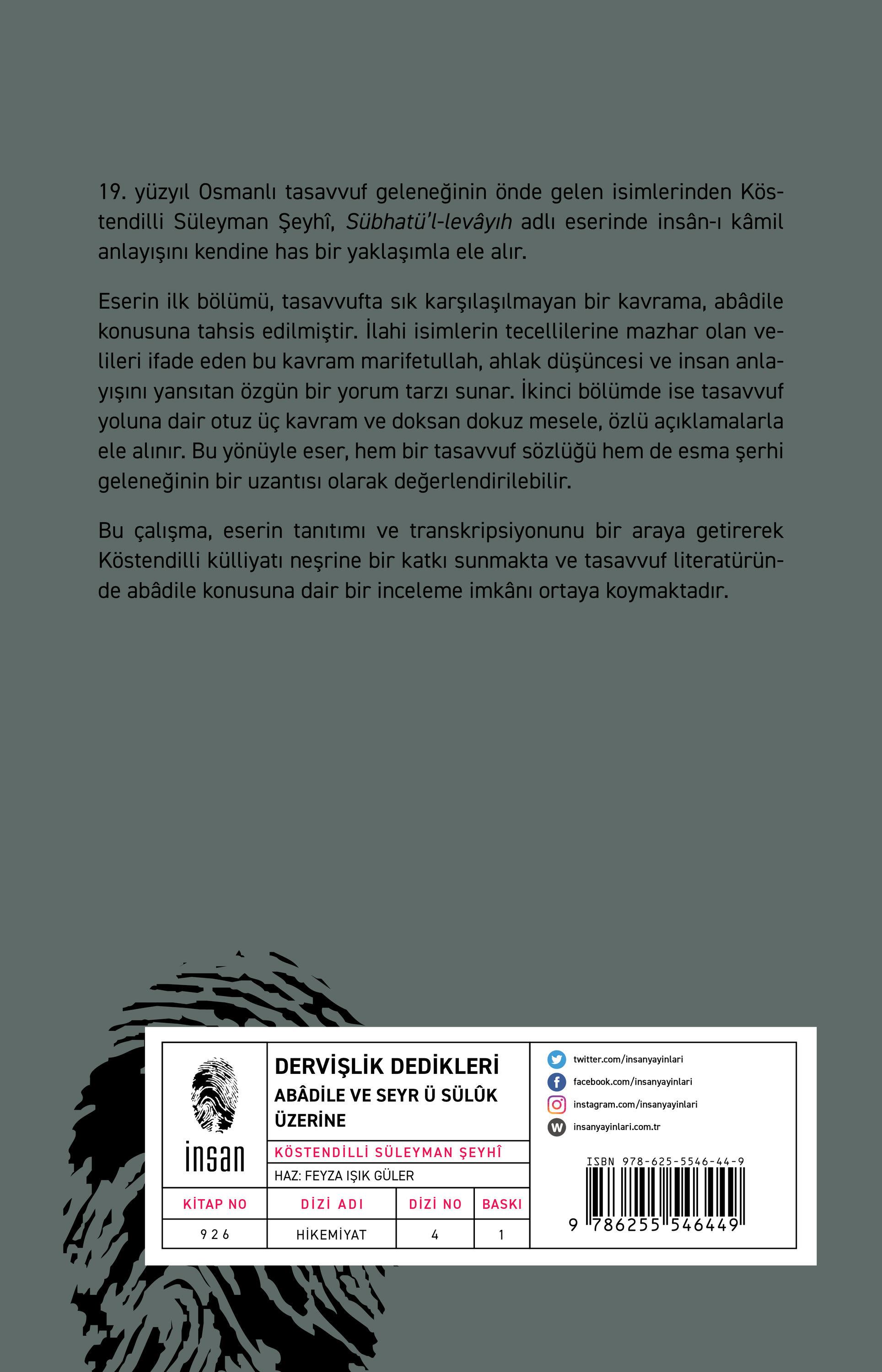 Dervişlik Dedikleri - Abadile ve Seyrü Sülük Üzerine