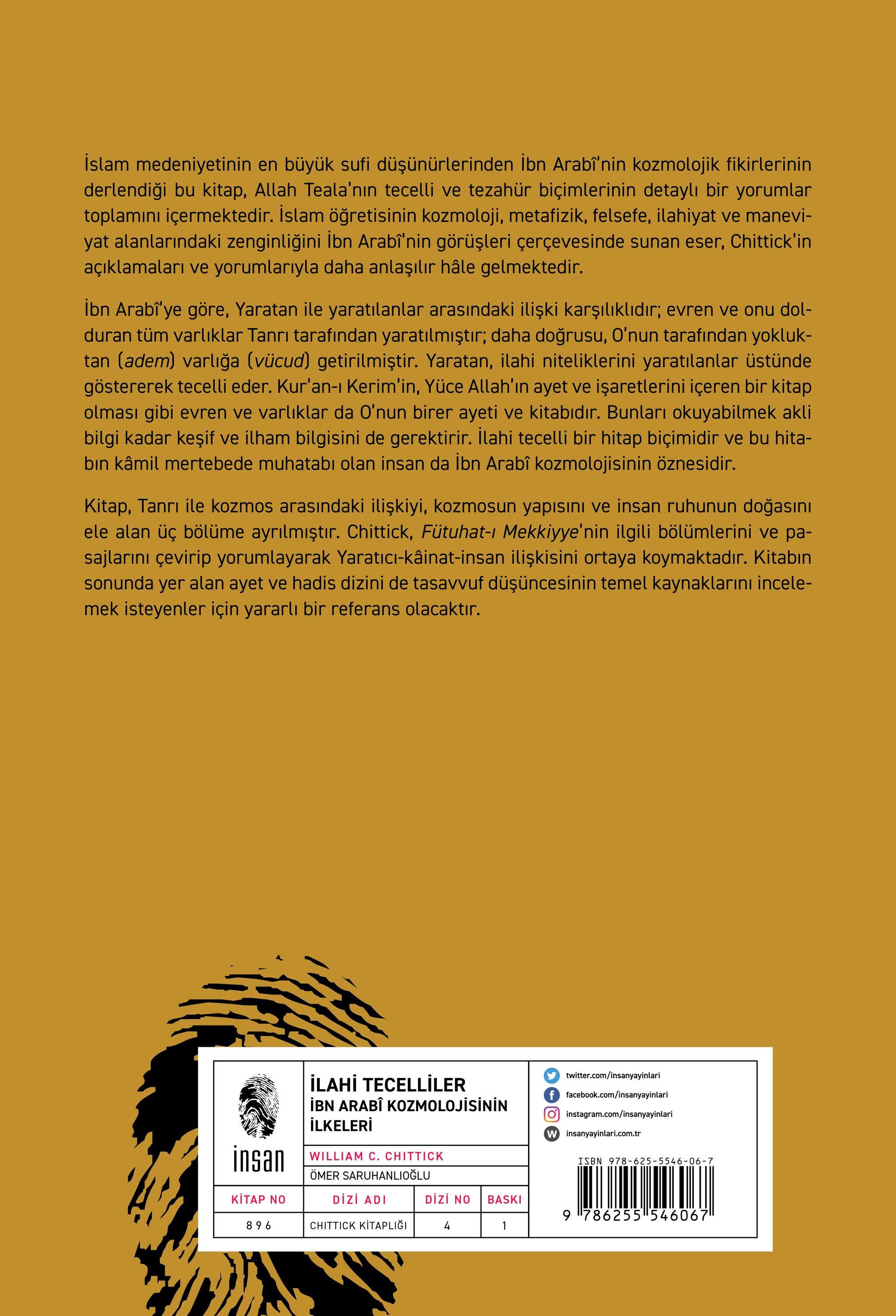 İlahi Tecelliler / İbn Arabi Kozmolojisinin İlkeleri