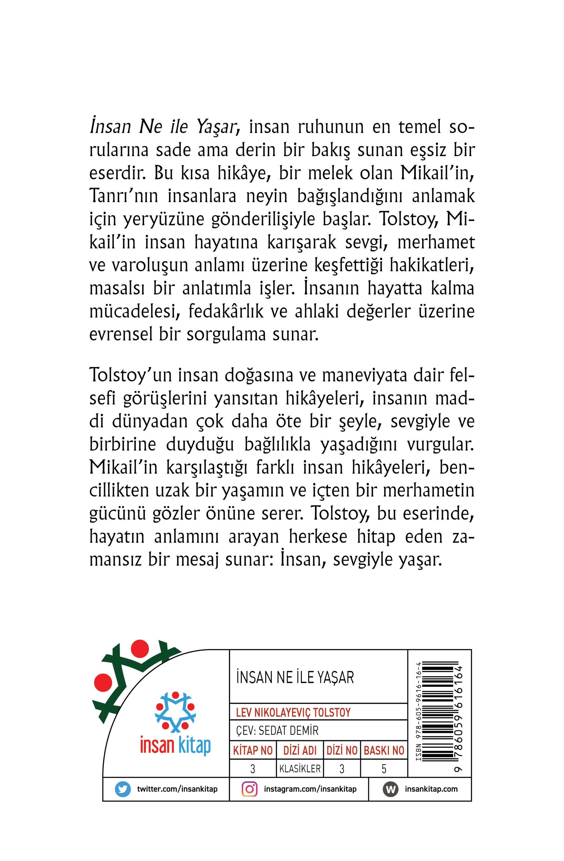 İnsan Ne ile Yaşar? - Cep Boy