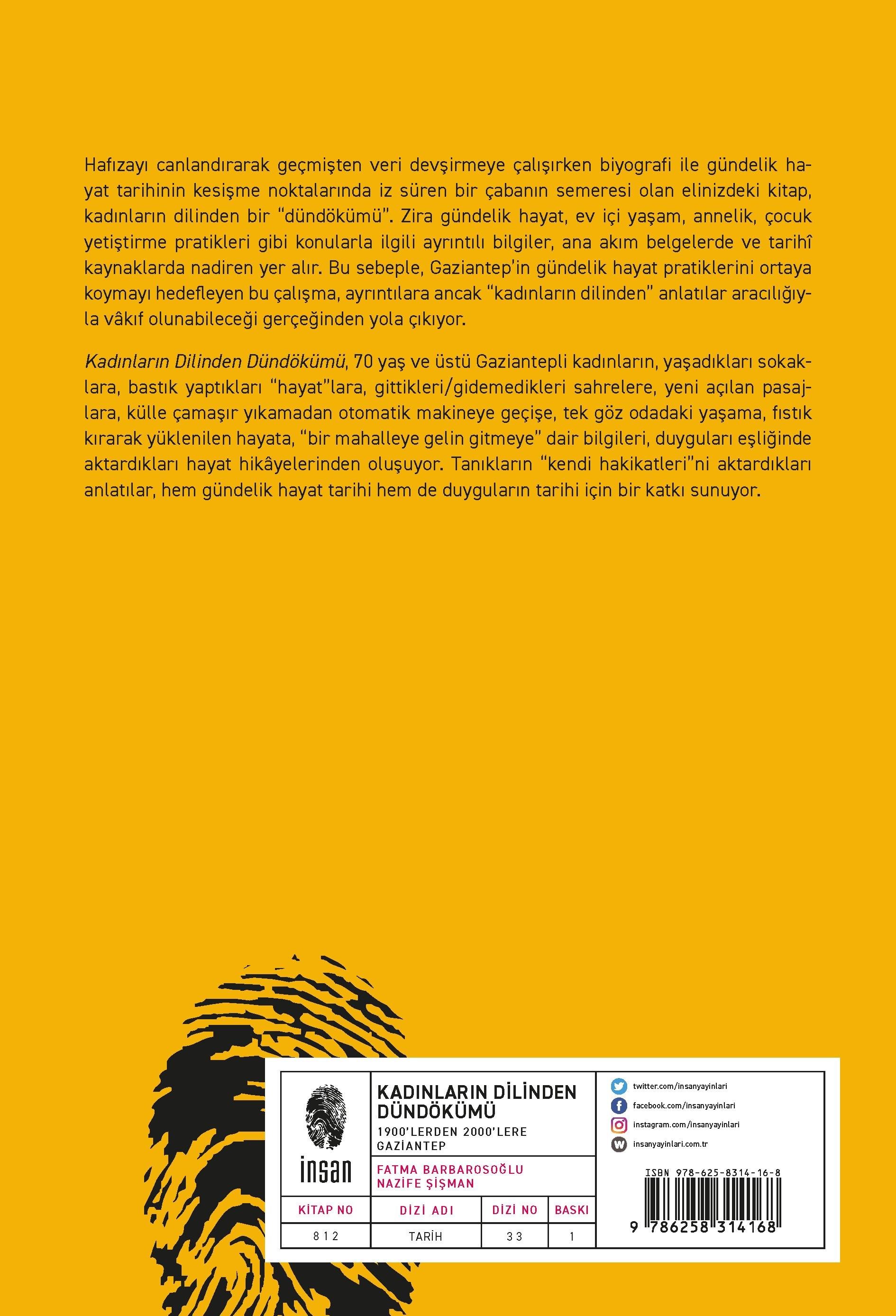 Kadınların Dilinden Dündökümü - 1900'lerden 2000'lere Gaziantep 