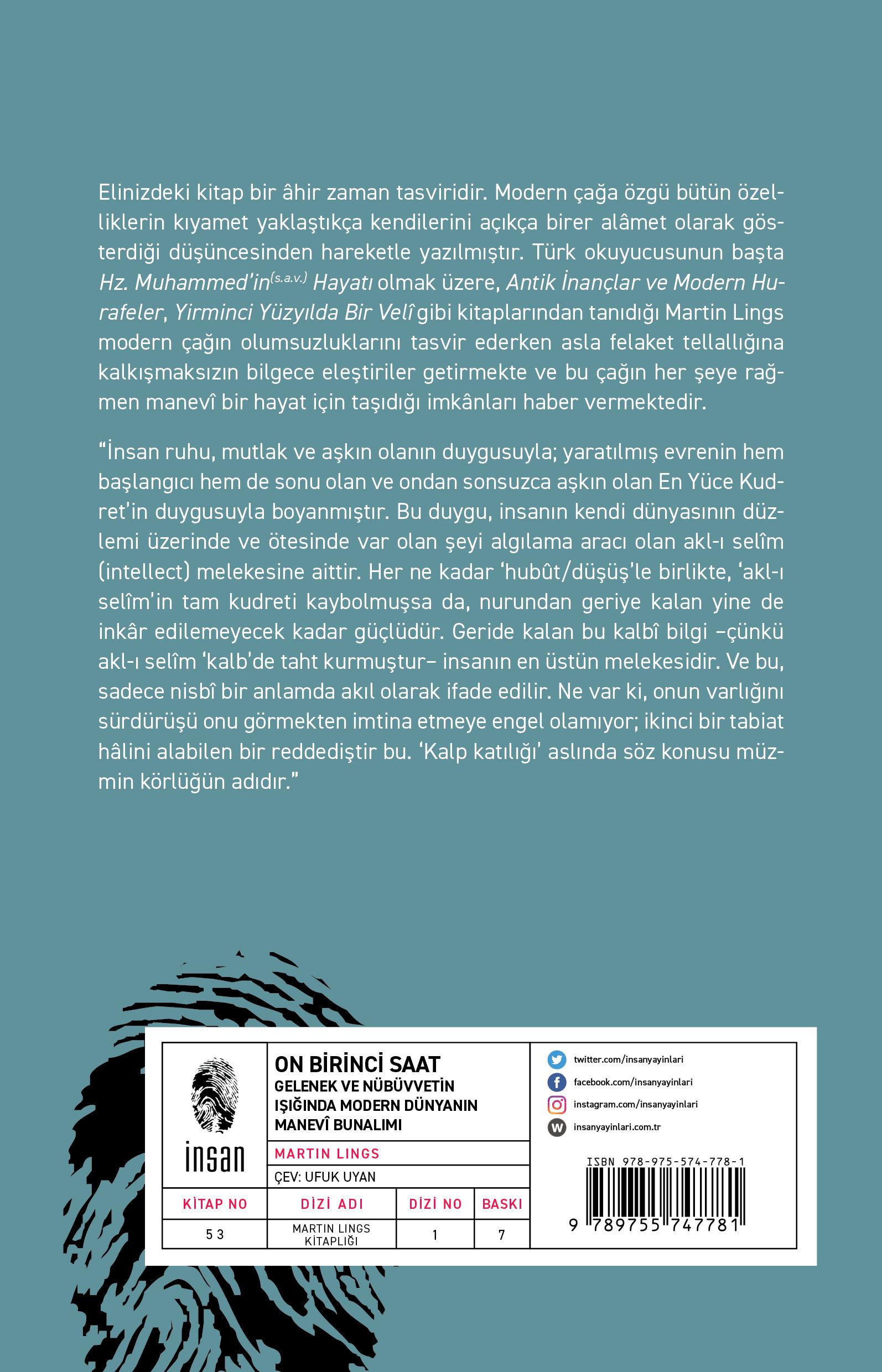 On Birinci Saat Modern Dünyanın Manevî Bunalımı