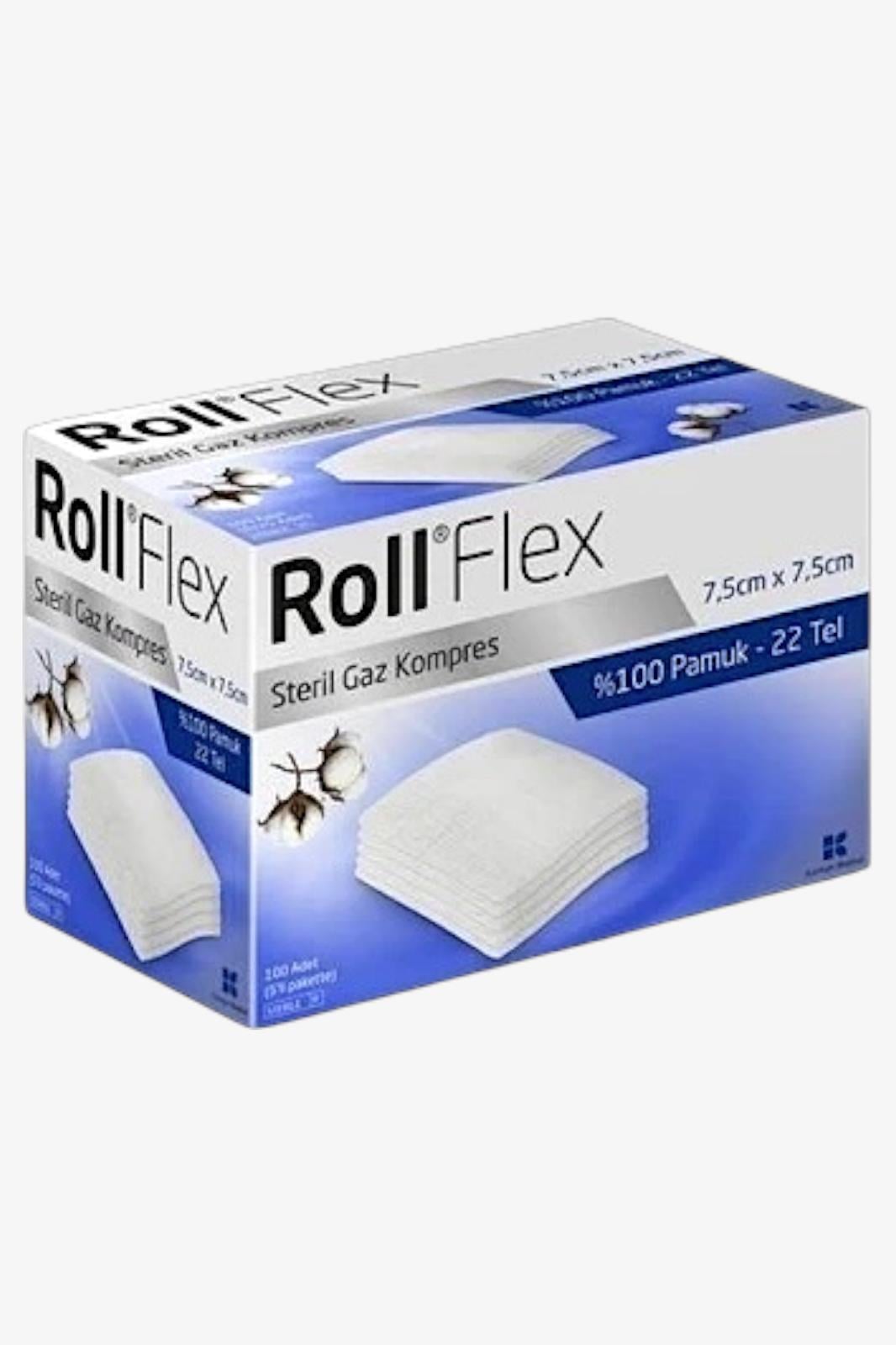 Roll Flex Steril 7,5x7,5 Spanç 100'lü