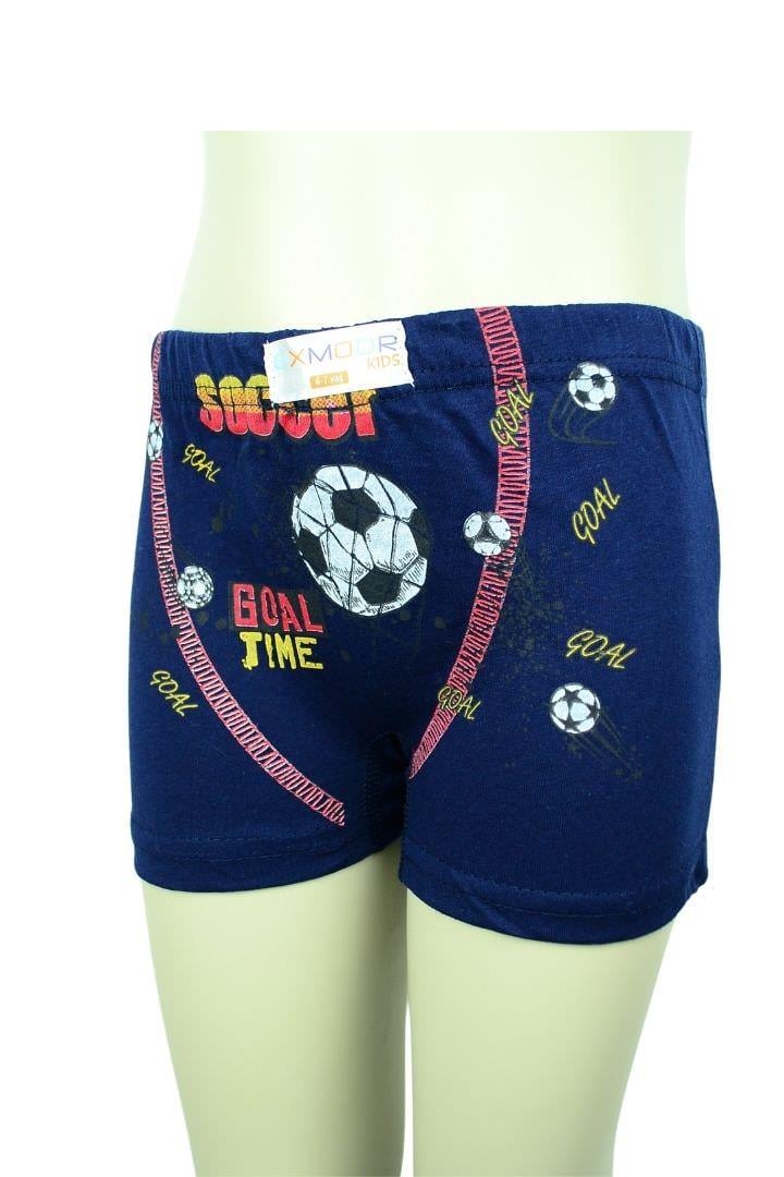 6 Adet Asorti Erkek Çocuk Penye Boxer