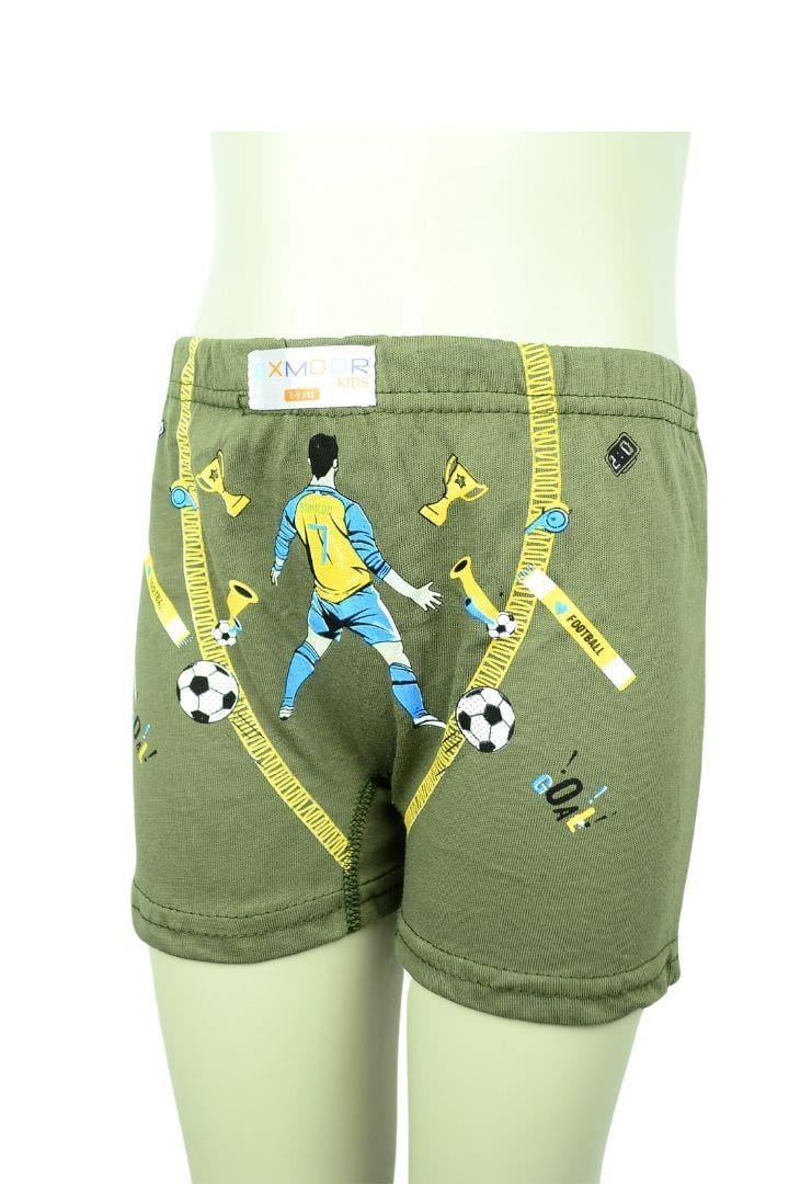 6 Adet Asorti Erkek Çocuk Penye Boxer