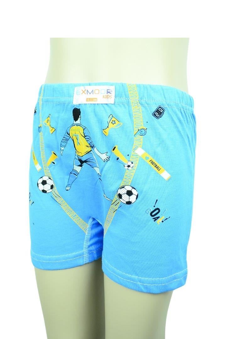 6 Adet Asorti Erkek Çocuk Penye Boxer