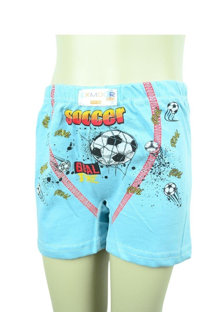 6 Adet Asorti Erkek Çocuk Penye Boxer